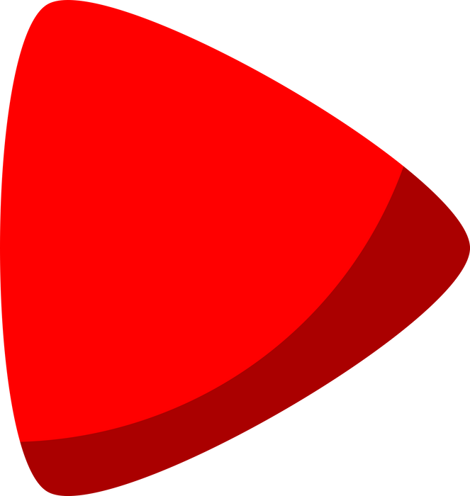 Red play button icon